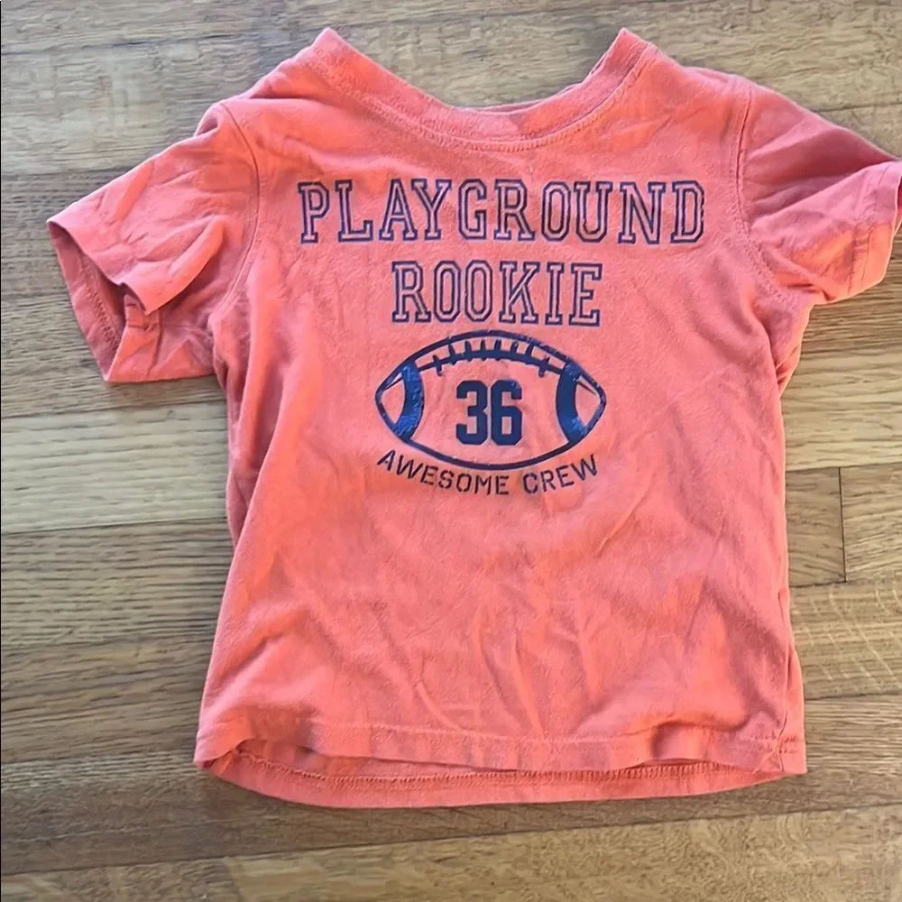 Orange and Gray Kids Shirts Set